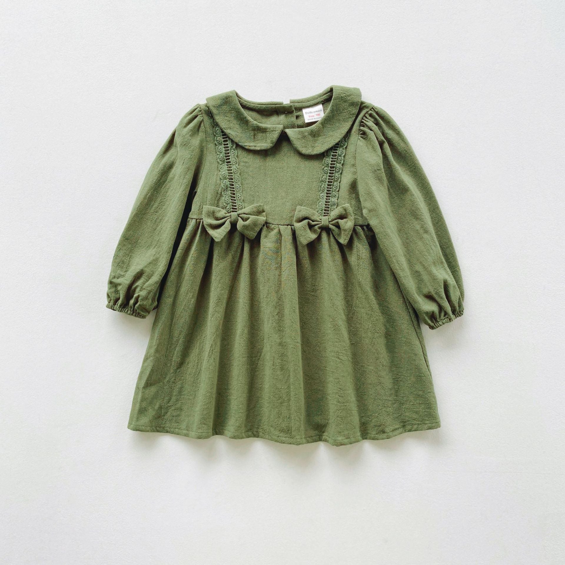 Solid Color Mesh Patched Design Dress